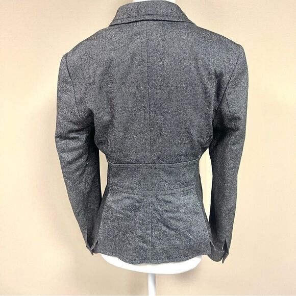 Talbots wool blend black/white jacket.   Size 2 - Picture 5 of 8